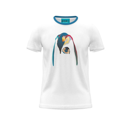 BoomGoo® T-shirt (unisex) pop art "Papapapenguin" 1c crop