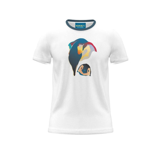 BoomGoo® T-shirt (unisex) pop art "Papapapenguin" 1h heads