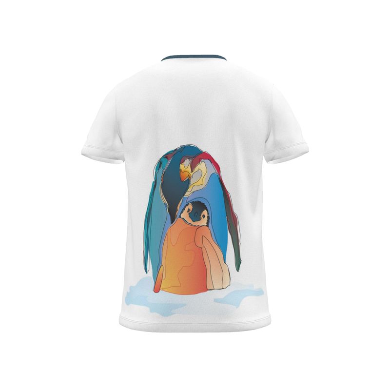 BoomGoo® T-shirt (unisex) pop art "Papapapenguin" 1h heads