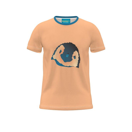 BoomGoo® T-shirt (unisex) pop art "Papapapenguin" 1hcp head peach
