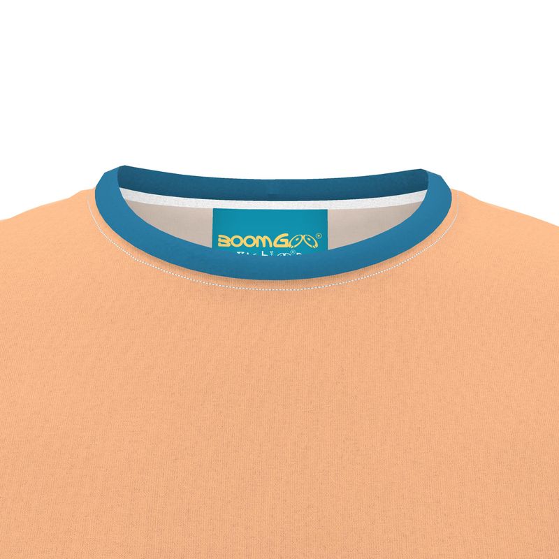 BoomGoo® T-shirt (unisex) pop art "Papapapenguin" 1hcp head peach