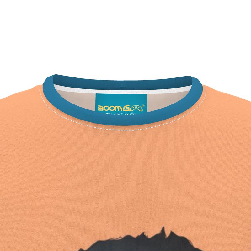 BoomGoo® T-shirt (unisex) pop art "Papapapenguin" 1hcsp head peach