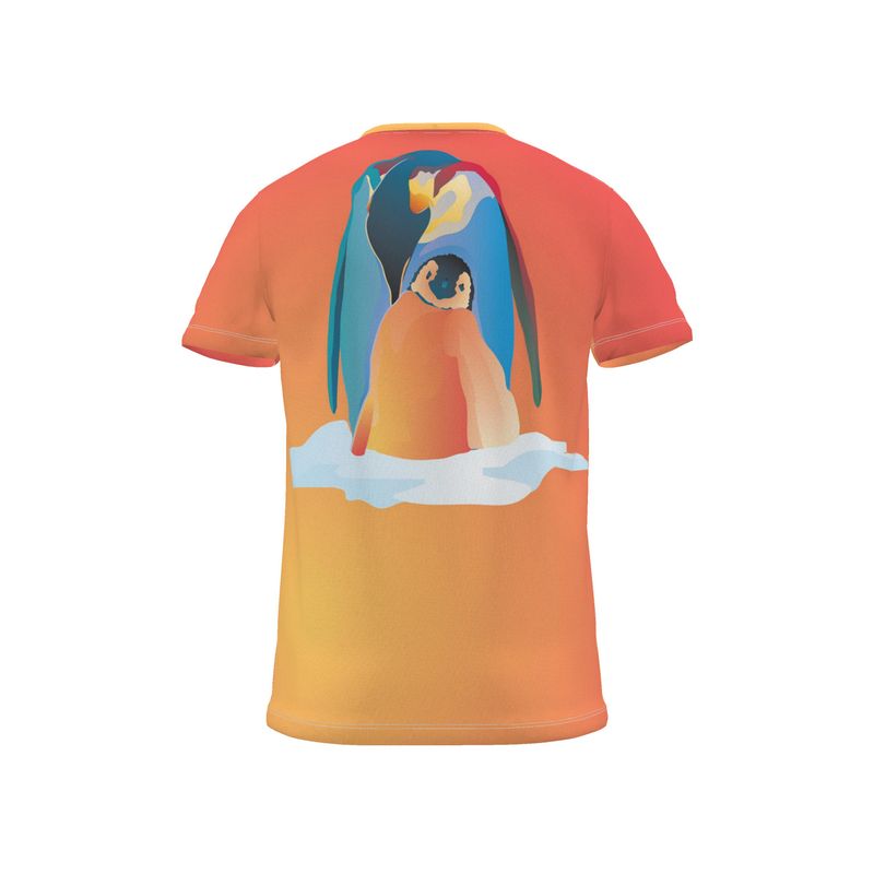 BoomGoo® T-shirt (unisex) pop art "Papapapenguin" 1csmbl chick blend