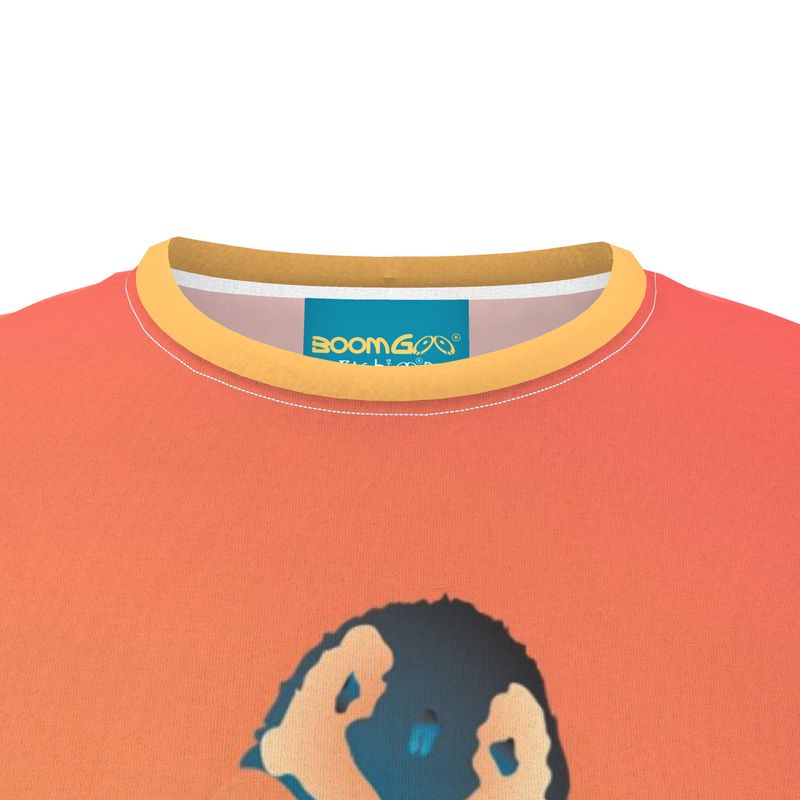 BoomGoo® T-shirt (unisex) pop art "Papapapenguin" 1csmbl chick blend