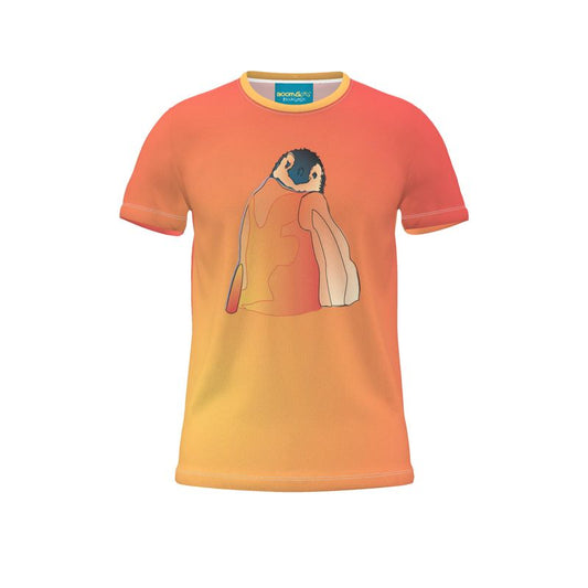 BoomGoo® T-shirt (unisex) pop art "Papapapenguin" 1csbl chick blend