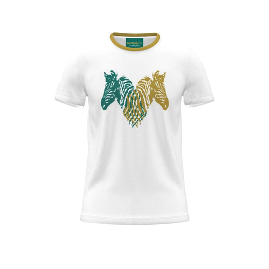 BoomGoo® T-shirt (unisex) "Zzzebra" 1x cross
