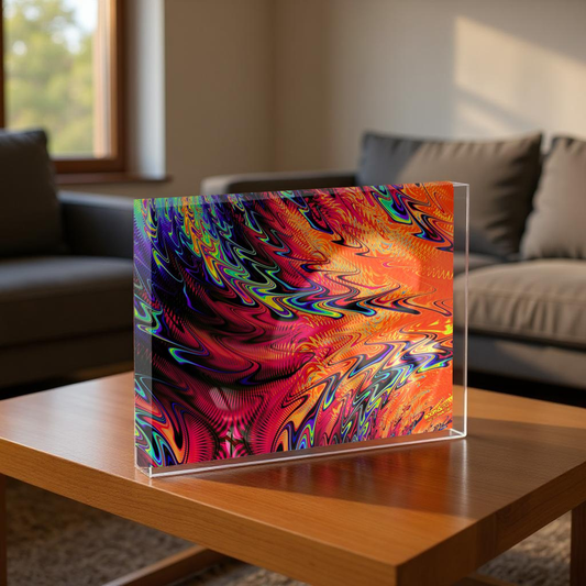 BoomGoo® art print Acrylic Block F840” Frequency" 1
