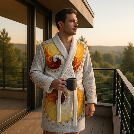 BoomGoo® Bathrobe F871 "Fire Snow Sky" 6