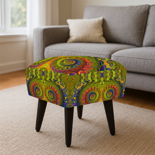 BoomGoo® seat Ottoman (hexagon) F1546 "Lagoon Paradise" 1&3