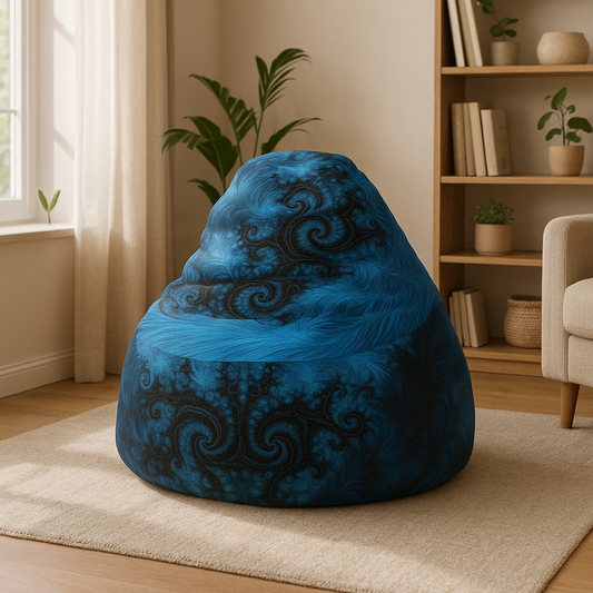 BoomGoo® seat Bean Bag F404 “Blue Dragon" 1/3