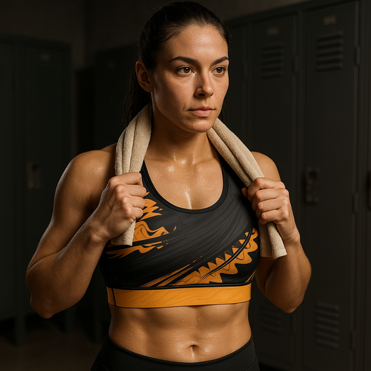 BoomGoo® low impact Sports Bra F852 "Safari" I 2