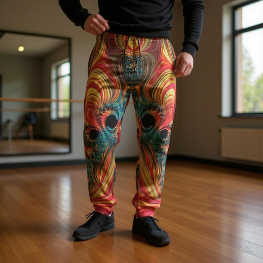 BoomGoo® Tracksuit Pants (men) F1139 "Alien Deco" 1