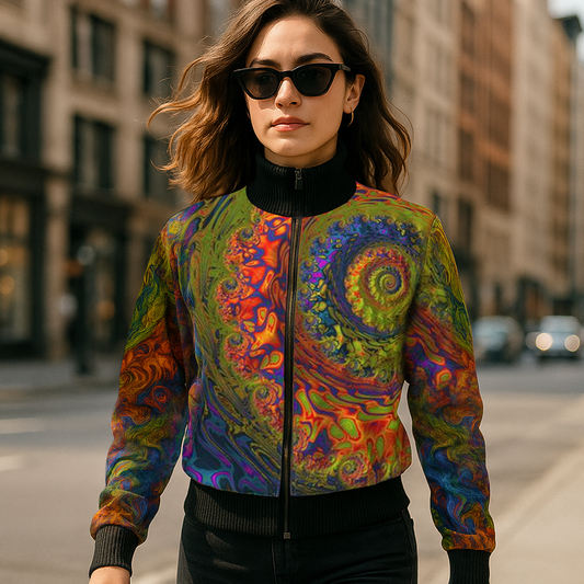 BoomGoo® Tracksuit Jacket (men) F1546 "Lagoon Paradise" 1