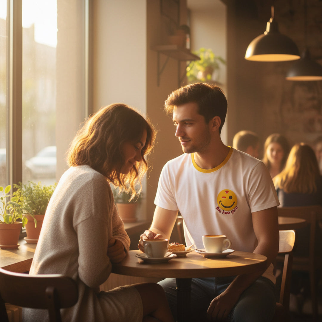 BoomGoo® T-shirt (unisex) "Happy" 12 Love Guru