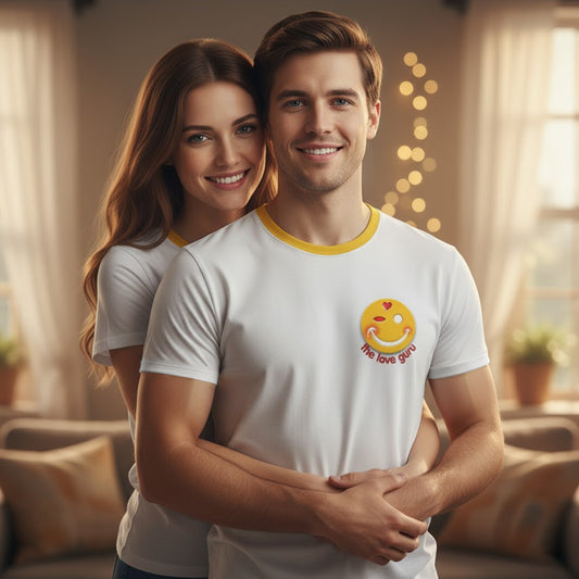 BoomGoo® T-shirt (unisex) "Happy" 14 Love Guru