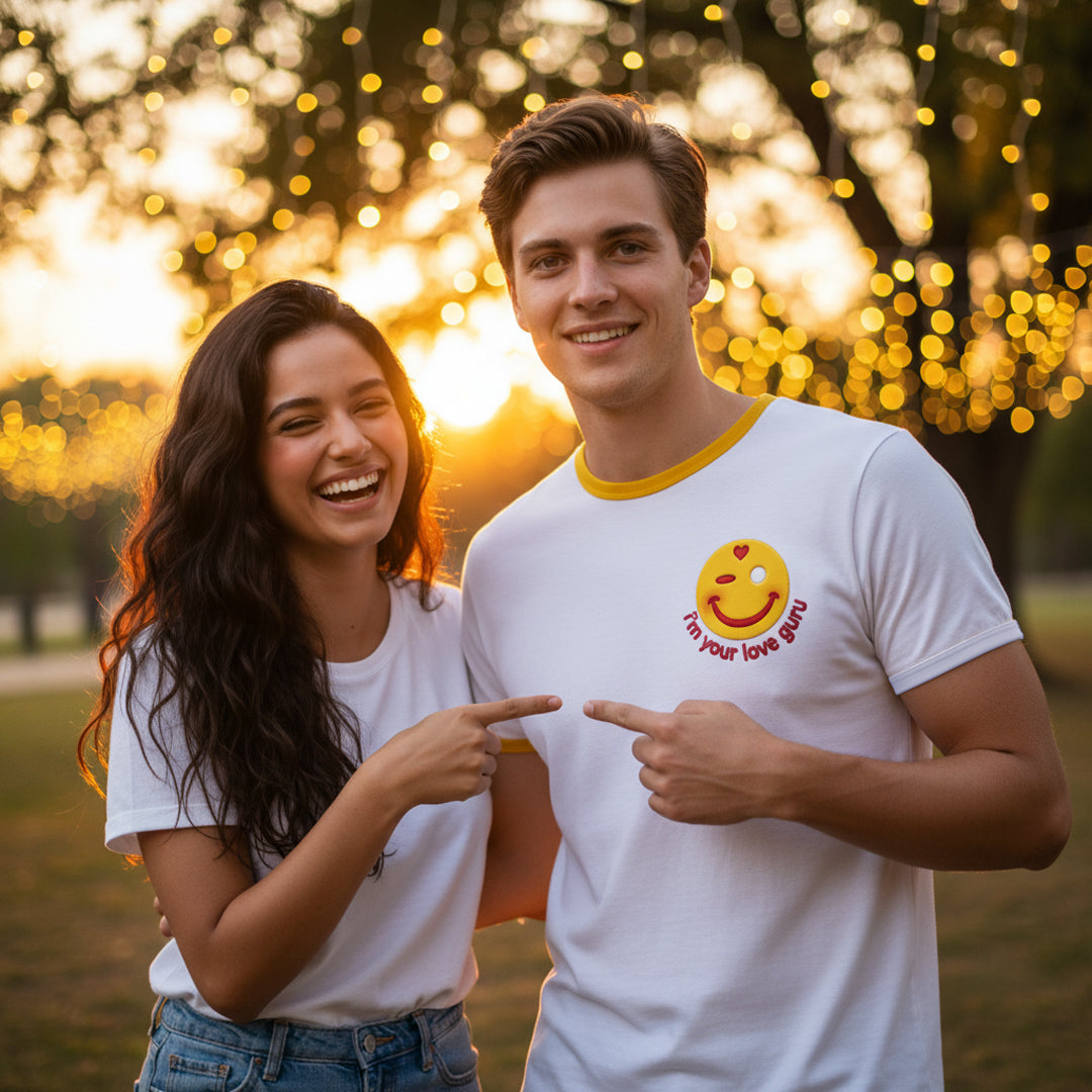 BoomGoo® T-shirt (unisex) "Happy" 15 I'm Your Love Guru