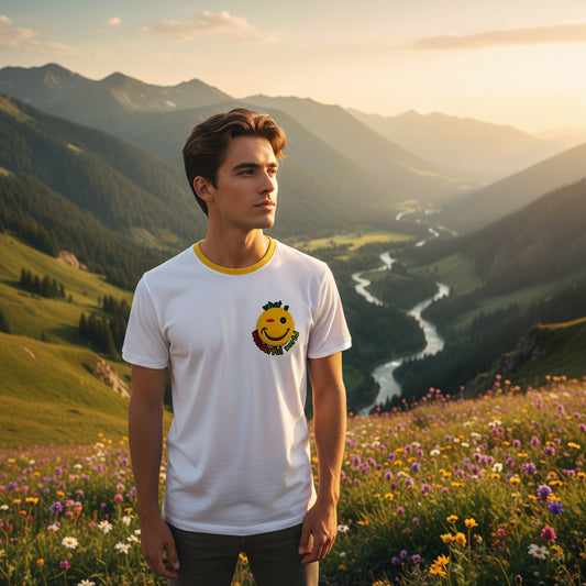 BoomGoo® T-shirt (unisex) "Happy" 17 What a Wonderful World