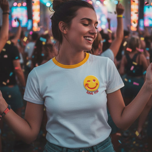 BoomGoo® T-shirt (unisex) "Happy" I 8 Love Me