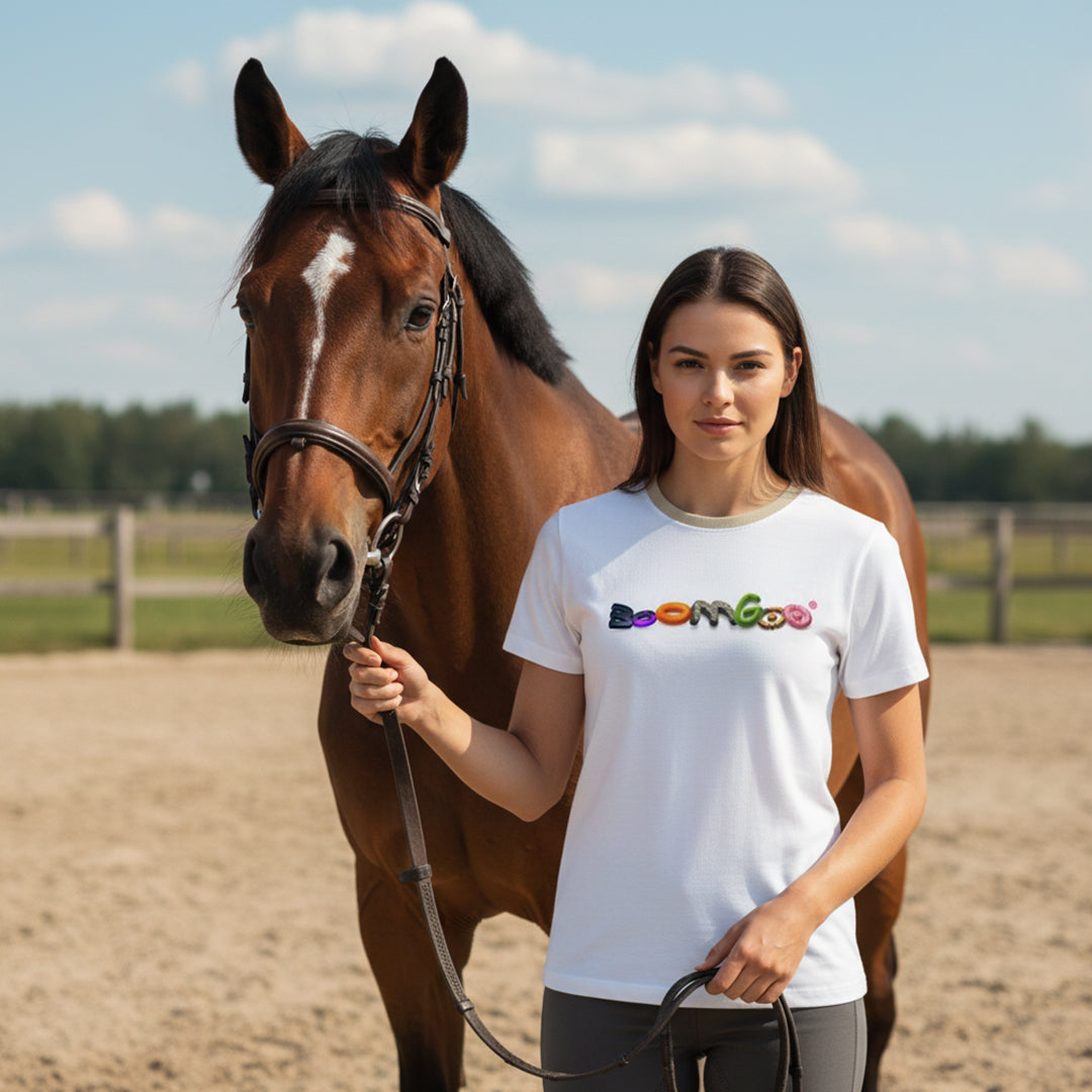 BoomGoo® T-shirt (unisex) cool brand logo X 3D ePop ; )