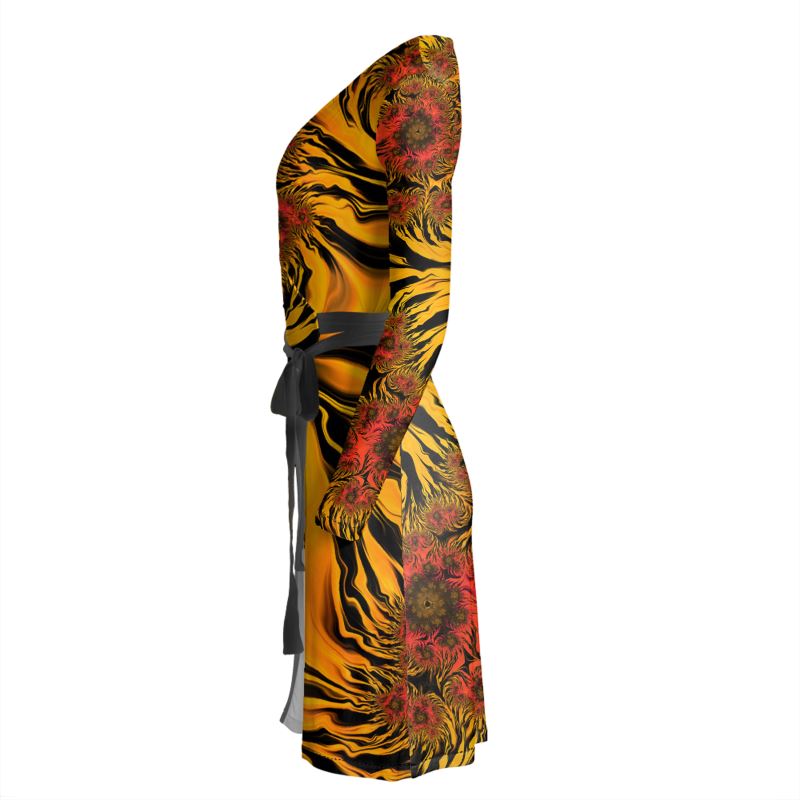 BoomGoo® Wrap Dress F1684 "Tiger" 1
