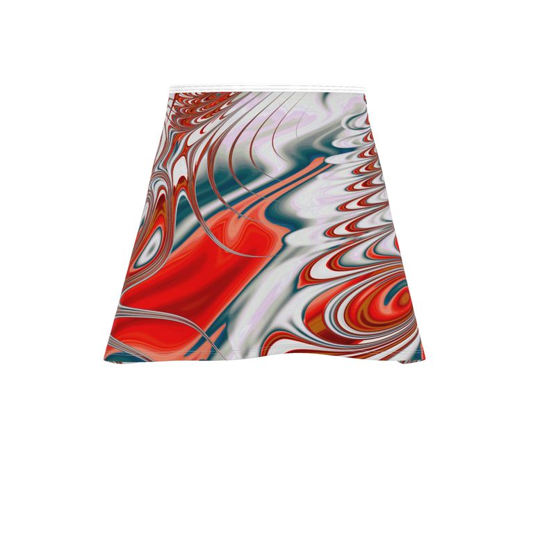 BoomGoo® Skater Skirt F1251 "Royal Lobster" 1 (short)