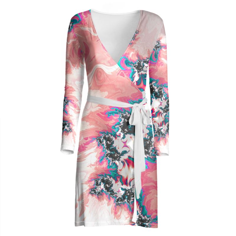 BoomGoo® Wrap Dress F1354 "Mount Fuji Shabetto" 1