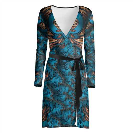 BoomGoo® Wrap Dress F1000 "Copper Valley" 3