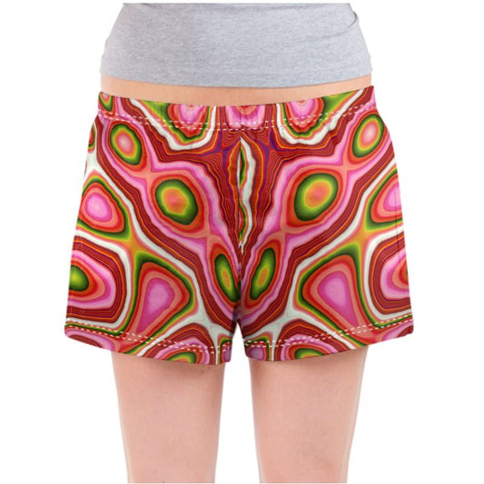 BoomGoo® PJ shorts femme F784 "Pink Crocodile" 1