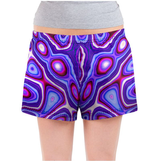 BoomGoo® PJ shorts femme Top F784 "Purple Crocodile" 1
