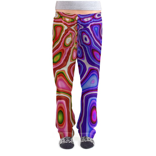 BoomGoo® PJ bottoms femme  F784 "Purple/Pink duo Crocodile" 2