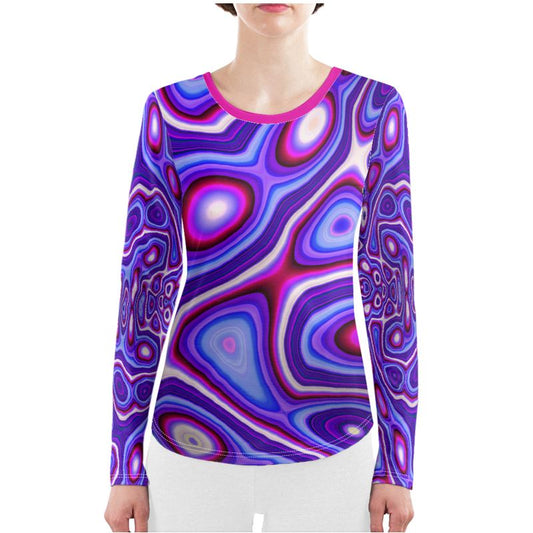 BoomGoo® PJ set femme F1711 "Purple Crocodile" 1