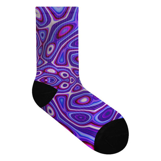BoomGoo® Socks F1711 "Purple Crocodile" 2