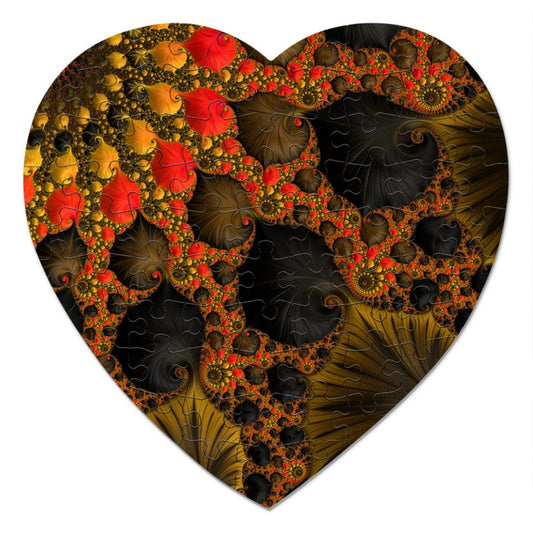 BoomGoo® Puzzle heart F939 "Sultan Sunset" 1