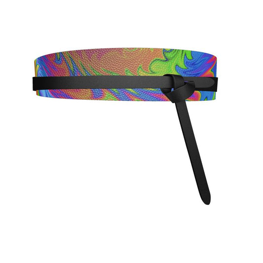 BoomGoo® leather wrap belt F068 "Xanadu" 2