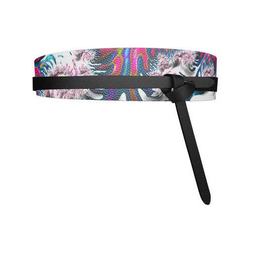 BoomGoo® leather wrap belt F797 "Bubblelicious" 1