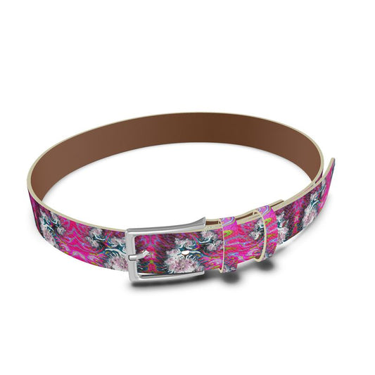 BoomGoo® leather belt F797 "Bubblelicious" 1