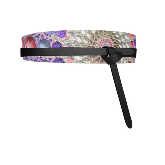 BoomGoo® leather wrap belt F856 "Carousel" 1