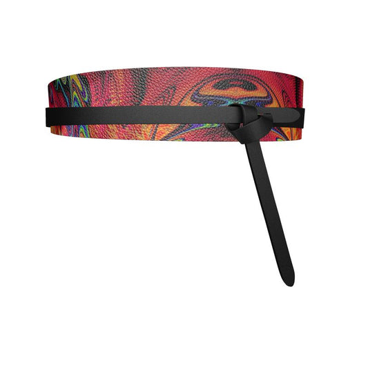 BoomGoo® leather wrap belt F840 "Frequency" 2