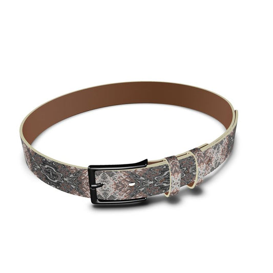 BoomGoo® leather belt F1181 "Salmon Marble" 2