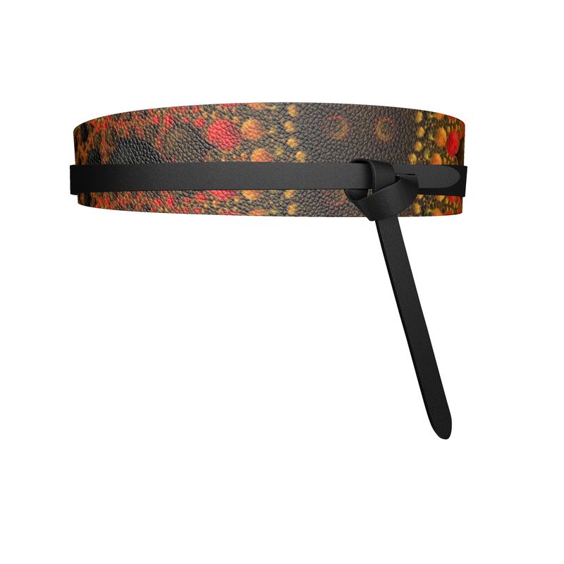 BoomGoo® leather wrap belt F939 "Sultan Sunset" 2