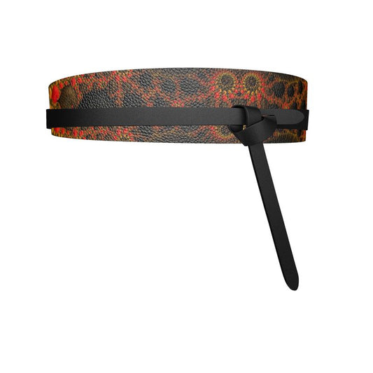 BoomGoo® leather wrap belt F939 "Sultan Sunset" 3