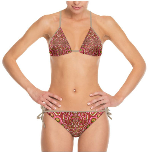 BoomGoo® Bikini F1711 "Pink Crocodile" 2