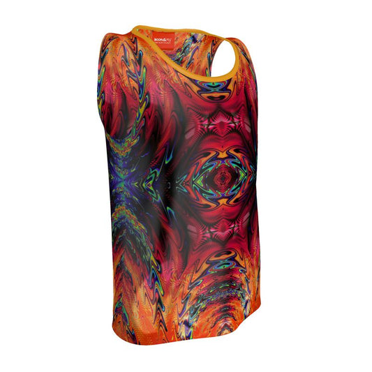 BoomGoo® Tank Top (men's sports) F841 "Frequency" 2