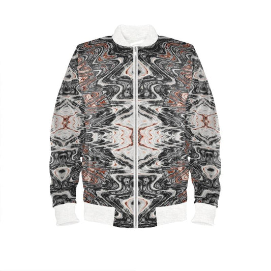 BoomGoo® Mens Bomber Jacket F1180 "Pink Marble" IV 1