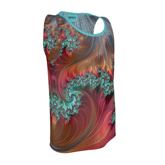 BoomGoo® Tank Top (men's sports) F508 "Surf" 1