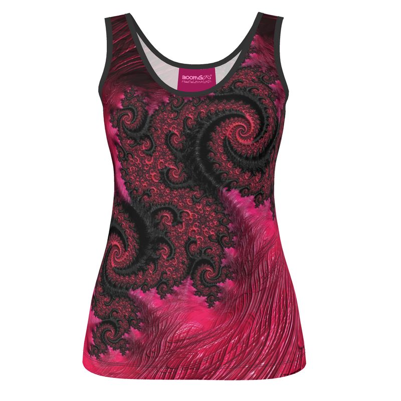 BoomGoo® Tank Top (femme) F408 "Pink Dragon" I 1