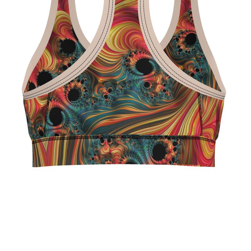 BoomGoo® Sports Bra F1139 "Rainbow Mountain" I