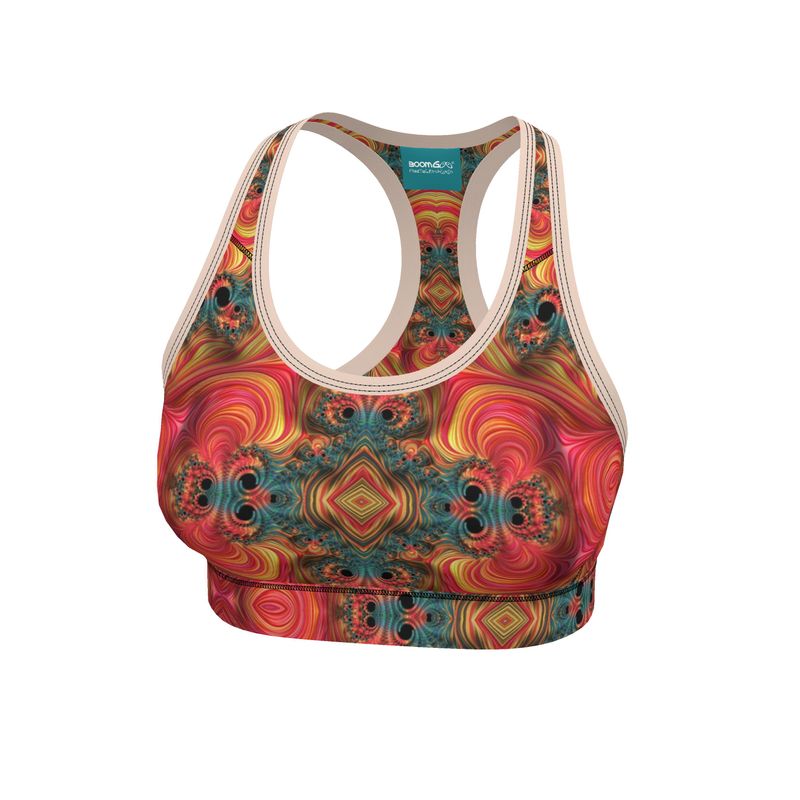 BoomGoo® Sports Bra F1139 "Rainbow Mountain" II