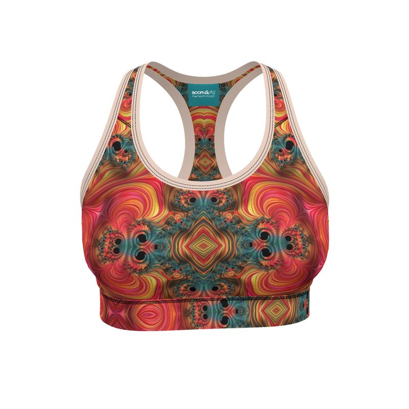 BoomGoo® Sports Bra F1139 "Rainbow Mountain" II