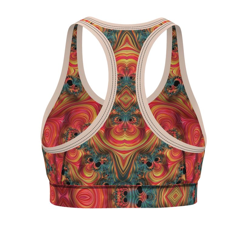 BoomGoo® Sports Bra F1139 "Rainbow Mountain" II